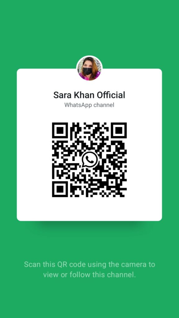 Follow the Sara Khan Official channel on WhatsApp:
